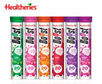 Healtheries 贺寿利 能量维生素泡腾片 20粒/盒 6种可选(保质期:2019.05-10) Healtheries 贺寿利 能量维生素泡腾片 20粒/盒 6种可选(保质期:2019.05-10)